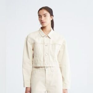 Calvin Klein Cream Denim Jacket